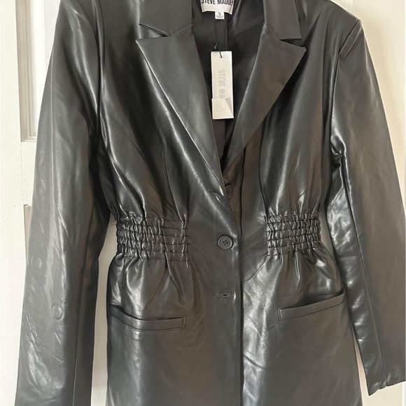 STEVE MADDEN Frida Vegan leather blazer - Picture 5 of 5